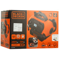 Black+Decker Kompresor 12V Na Gniazdo Zapalniczki Asi400-Xj - Black+Decker