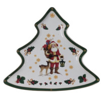 Patera Choinka 28 Cm Porcelana Bogucice - PORCELANA BOGUCICE