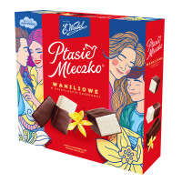 E. Wedel Ptasie Mleczko Waniliowe W Czekoladzie Deserowej 340G - Wedel
