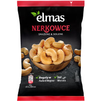 Elmas Orzechy Nerkowca Smażone I Solone 90G - ELMAS