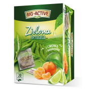 Big-Active - Herbata Zielona Z Limonką I Mandarynką (20Tb X 1,5G) - Big Active