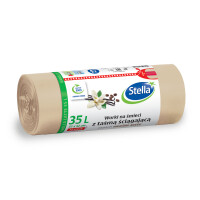 St Worki Z Taśmą Ściągającą - Zapach Vanilla Late 35L 15Szt - Stella