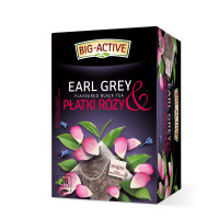 Big-Active Herbata Czarna Earl Grey I Płatki Róży (20 Torebek X 2G) 20G - Big-Active