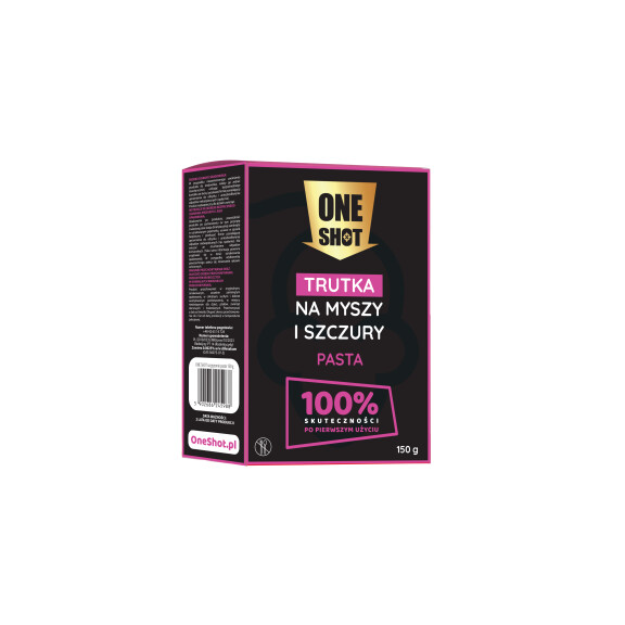 One Shot Trutka Na Myszy I Szczury Pasta 150 G - One Shot