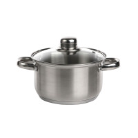 Garnek Nierdzewny 1,9L. 16Cm Z Pokrywą Szklaną Altom Design - ALTOM DESIGN