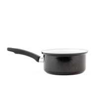 Rondel Emaliowany Z Rączką Standard Czarny 16Cm, 1,4L, Sfinx - SFINX