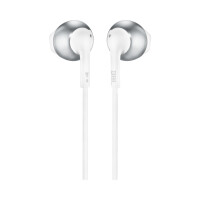 Słuchawki Douszne Jbl Tune 205 Srebrne - JBL