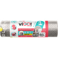 Vigo! Eko Worki Ld Z Taśmą 4 Seasons Silver New Home 60 L 10Szt - viGO!