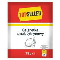 Topseller Galaretka Smak Cytrynowy 75G - Topseller