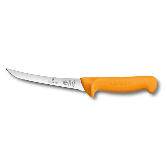 Nóż Trybownik, Swibo, Ostrze Gładkie Półelastyczne- 16Cm, Żółty Victorinox - Victorinox