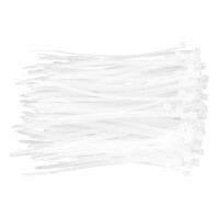 Opaski Zaciskowe 2.5 X 100 Mm, 100 Szt., Białe - NEO TOOLS