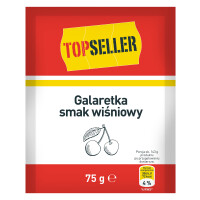 Topseller Galaretka Smak Wiśniowy 75G - Topseller