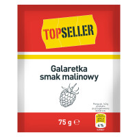 Topseller Galaretka Smak Malinowy 75G - Topseller