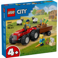 Lego 60461 Czerwony Traktor Z Przyczepą I Owcą - City
