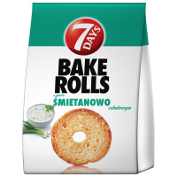 7 Days Bake Rolls Śmietana I Cebula 150 G - 7 DAYS