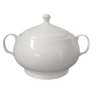 Waza Porcelanowa Biała 3 L Porcelana Bogucice - PORCELANA BOGUCICE