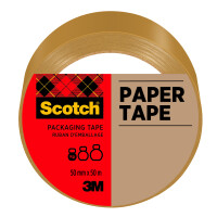 Taśma Papierowa Scotch®, Brązowa, 50Mm X 50M, 1 Rolka - Scotch®