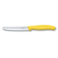 Nóż, Ostrze Ząbkowane,11 Cm, Żółty, Victorinox - Victorinox