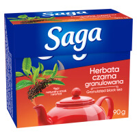 Saga Herbata Czarna Granulowana 90G - SAGA