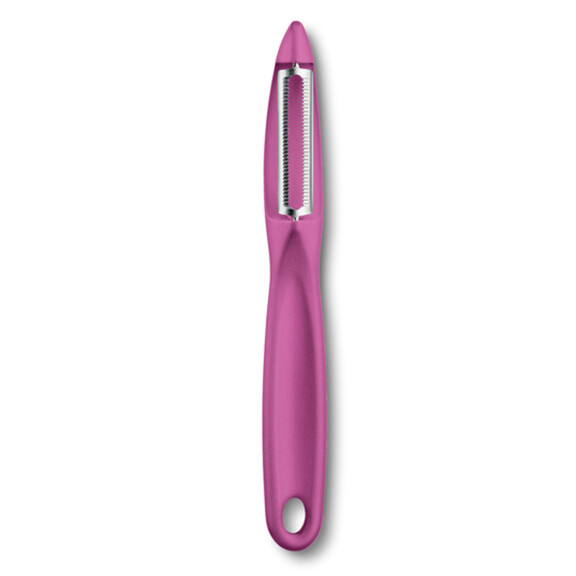 Obieraczka Uniwersalna, Ostrze Pionowe Ząbkowane, Różowa Victorinox - Victorinox