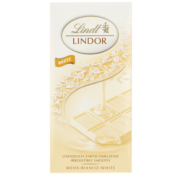 Lindor White Tablet 100G - Lindor