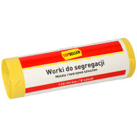 Topseller Worki Do Segregacji 120L Żółte 8Szt. - TOPSELLER