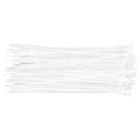 Opaski Zaciskowe 2.5 X 200 Mm, 100 Szt., Białe, Neo - NEO TOOLS