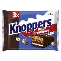 Knoppers Baton Orzechowy Dark 120G (3X40G) - Knoppers