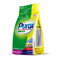 Purox Dirt Shield Action Universal Color + White 3Kg - PUROX