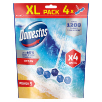 Domestos Kostka Toaletowa Power 5 Ocean 4X50G - Domestos