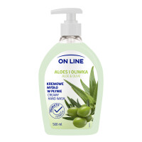 On Line Mydło Kremowe Aloes&Oliwka 500Ml Dozownik - ON LINE