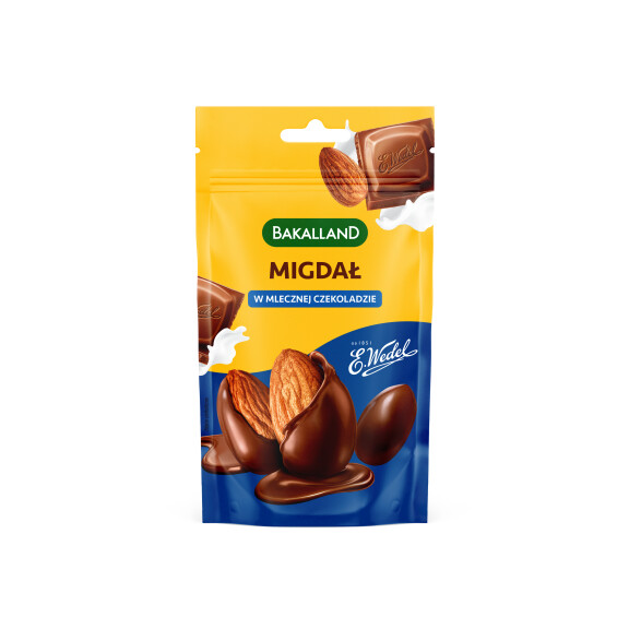 Bakalland Migdał W Mlecznej Czekoladzie Wedel 75G - Bakalland