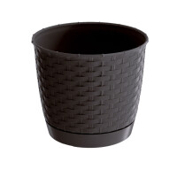 Doniczka Prosperplast Ratolla Śr. 16,5 Cm Umbra - PROSPERPLAST