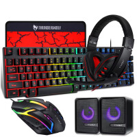 Zestaw Gamingowy Extralink Tf850 5W1 Klawiatura + Mysz + Słuchawki + Podkładka + Głośniki - Extralink