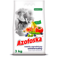 Nawóz Ogrodniczy Uniwersalny Azofoska Granulat 3Kg Worek - Azofoska
