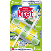 Kret Kostka Wc Fresh Power Citrus Fresh 2X40G - Kret