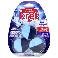 Kret Kostka Do Spłuczki 3X50G Dwubarwna - Ocean Fresh - Kret