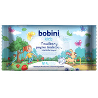 Bobini Kids Nawilżany Papier Toaletowy 50Szt. - Bobini