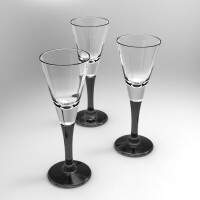 Kieliszek Likier 55Ml Czarna Nóżka - ROYAL LEERDAM