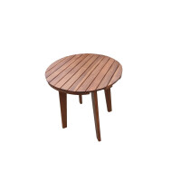 Stolik Ogrodowy Drewniany 50 Cm - LINH GIANG