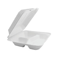Huhtamaki Menubox 3-Dzielny Z Pulpy 23X20Cm 50Szt - Huhtamaki