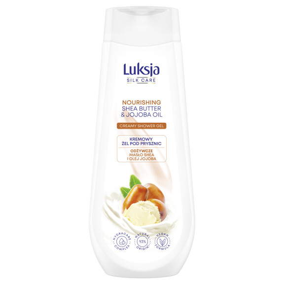 Luksja Silk Care Kremowy Żel Pod Prysznic Masło Shea I Olej Jojoba 500 Ml - Luksja