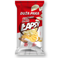 Łapsy Prażynki Karbowane Solone 110G - Łapsy