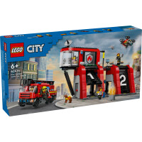 Lego 60414 Remiza Strażacka Z Wozem Strażackim - City