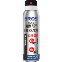 Bros - Spray Na Komary I Kleszcze 50% Deet 90Ml - BROS