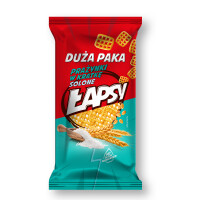 Łapsy Prażynki W Kratkę Solone 110G - Łapsy
