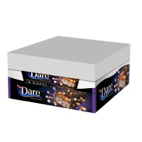 Dare Baton Z Orzeszkami Ziemnymi, Karmelem, Nugatem, Kulkami Pszennymi Pokryty Mleczną Czekoladą - 50G - DARE