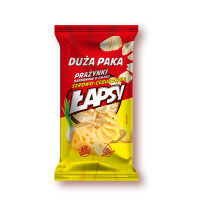 Łapsy Prażynki Karbowane O Smaku Zielonej Cebulki 110G - Łapsy