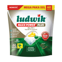 Ludwik Maxx Power Plus Kapsułki Do Zmywarek 60 Szt. Lemon - Ludwik