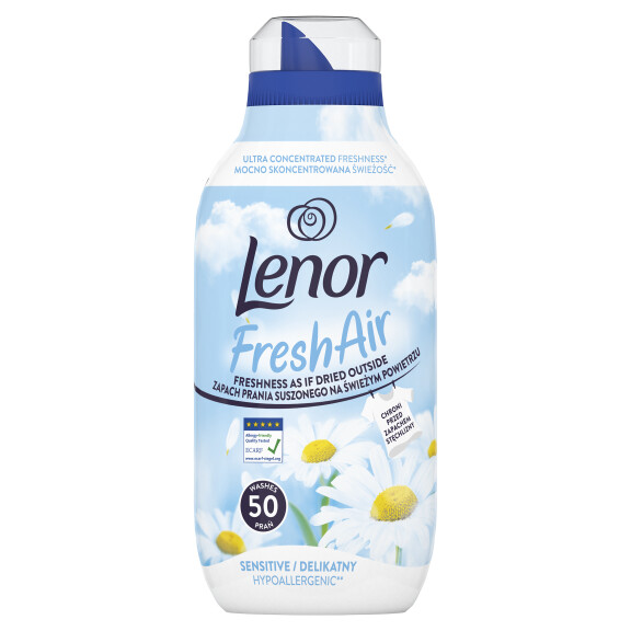 Lenor Fresh Air Płyn Do Płukania Tkanin Sensitive 700Ml, 50 Prań - Lenor